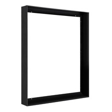 FOLKOR 36x36 Black Floater Frame for Stretched Canvas Art, 1.5" Deep