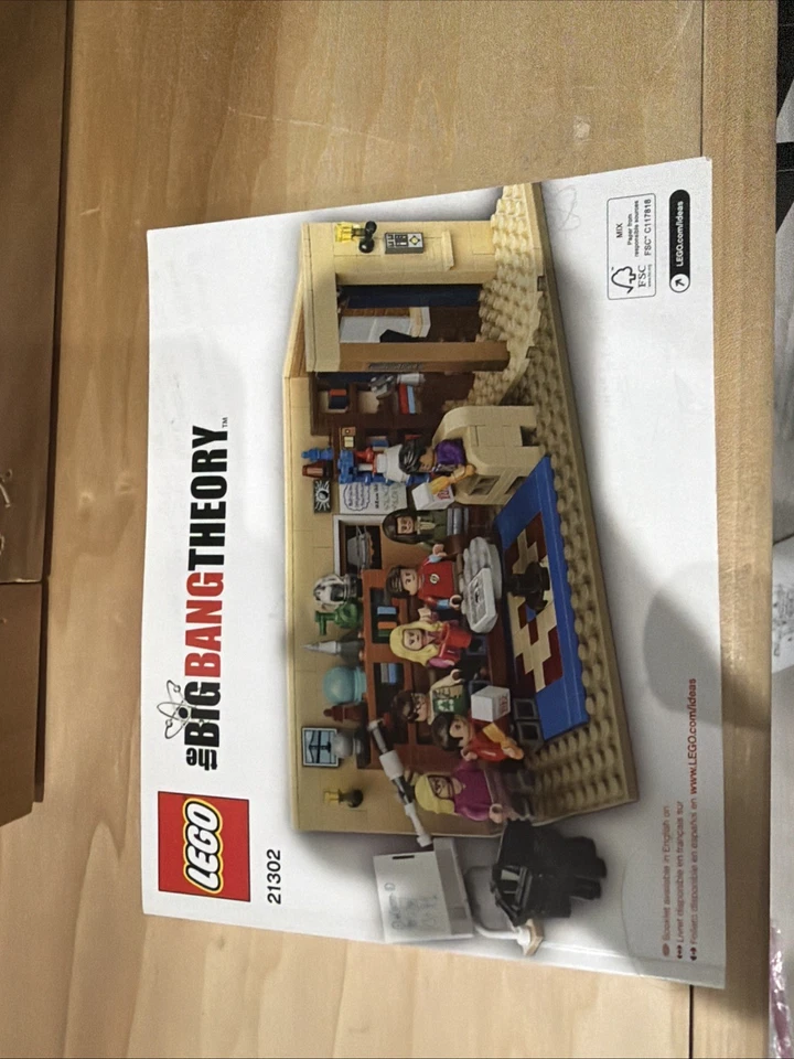 LEGO 21302 Ideas: The Big Bang Theory 100% Completo con Caja e Instrucciones RARO Foto 3 de 3