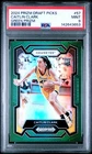 2024 PANINI PRIZM DRAFT PICKS GREEN PRIZM #57 CAITLIN CLARK ROOKIE RC PSA 9
