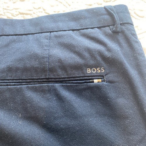 HUGO BOSS GOLF MENS SLICE SLIM-FIT SHORTS NAVY Colour SIZE UK40 RRP £99 - Picture 9 of 15