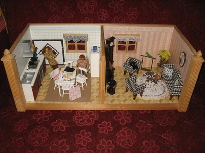 Puppenstube-Bodo Hennig """EINGERICHTET""" Puppenhaus - Bild 1 von 4