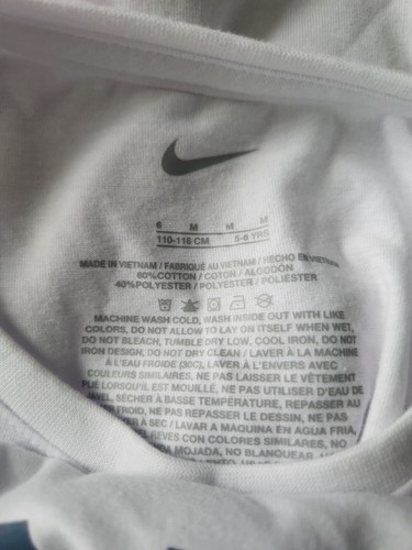 Nwt Nike Girls 2 Piece Set Short & Tee Ocean Bliss Size 6 M - Picture 5 of 6