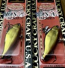 2 Lucky Craft Hagane 64 SS Lipless Crankbait Fishing Lures RED GOLD BLACK - NEW