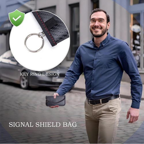 RFID Signal Blocking Pouch Cell Phone Wallet Shielding Blocker Pouch Faraday Bag - 第 11/14 張圖片