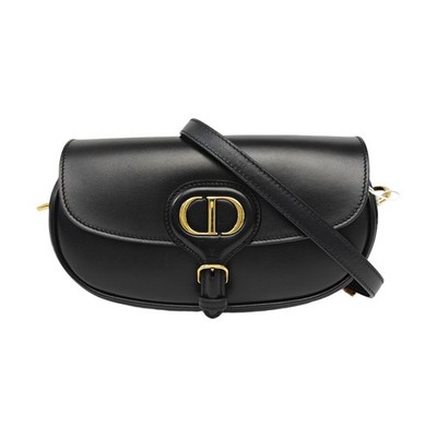 DIOR Bobby Black Cowhide Leather Shoulder Bag