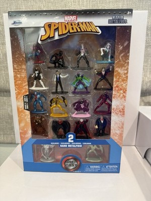  RARE Collectible Jada Toys Nano MetalFigs Marvel Spider-Man Character Figures