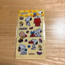 Peanuts Snoopy 3D Puffy Sticker, Cartoon Character, Collectible, 14 