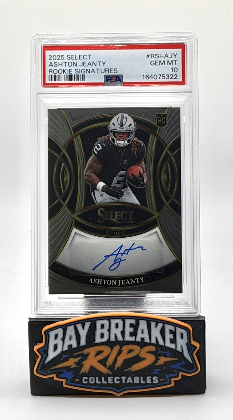 Ashton Jeanty Panini Select Rookie Signatures #RSIAJY Base