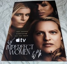 Imperfect Women Signed Cast 12x18 Photo x3 Elisabeth Moss, Kate Mara, Washington
