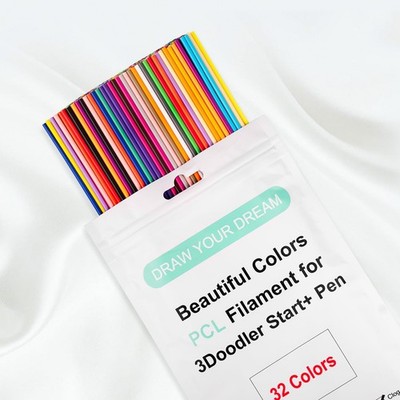 32 Colors 3D Doodler Pen Refills Packs for 3Doodler Start+ 3D Pen Low Printin...