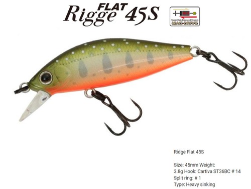 Zipbaits Rigge Flat Heavy 45S Sinking Lure 126 (9490) - Picture 3 of 6