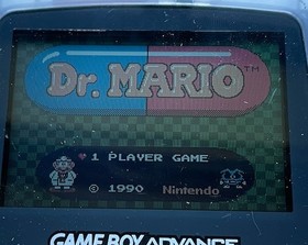 Dr Mario Nes Classics Nintendo Gameboy Advance Game, Boxed! GC!