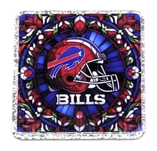 5 Pc Stained Glass Bills - Acrylic Flatback Charms - For Badge Reels DIY Crafts