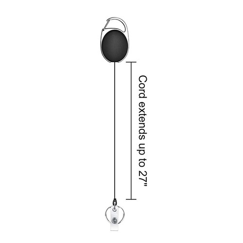 10pcs Retractable Badge Holder Carabiner Reel Clip for Worker Teacher Name Card - Picture 14 of 14