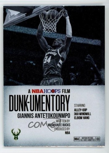 2025-26 Topps NBA Hoops Dunkumentory Rainbow Giannis Antetokounmpo #D-3