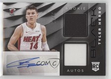 2019-20 Panini Black Rookie Memorabilia Auto /49 Tyler Herro #RM-TH Auto RC