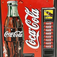 Coca-Cola Vending Machine Coin Piggy Music Bank Vintage