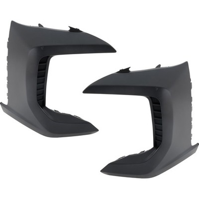 Bumper Face Bar Ends Extensions Front &, Pair