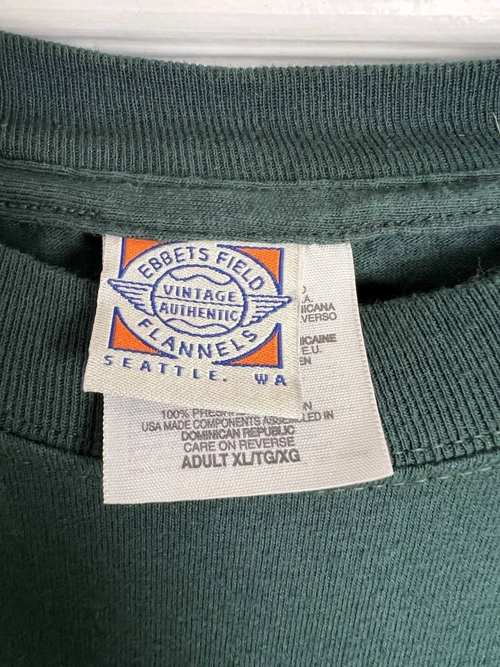 Camiseta Oakland Oaks Para Hombre XL Verde Ebbets Campo Franelas Béisbol Ligas Menores Foto 4 de 4