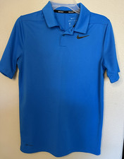 Nike Golf Girl’s Dri-Fit Blue Polo Shirt - Size Large - EUC