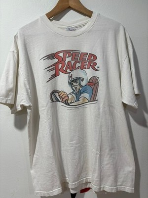 Vintage 1999 Speed Racer Anime Graphic T-Shirt XL Hanes Beefy-T