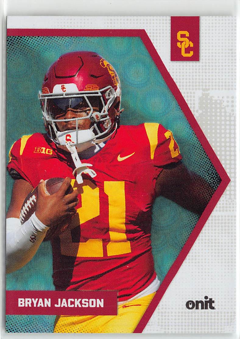 2025 ONIT Athlete USC Trojans Teal #P-2 Bryan Jackson
