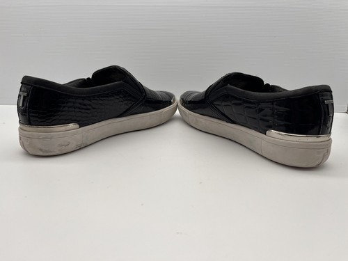Ted Baker Shoes Faux Alligator Skin Black Keziah Slip On Flats Womens Size US 8 - Picture 8 of 11