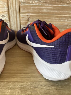 NEW! Nike Air Zoom Pegasus 39 Clemson Size 11 Purple Orange  display picture 3