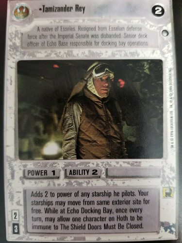Star Wars CCG Hoth BB Limited BASIC SINGLES Select Choose NrMint-MINT SWCCG - Picture 111 of 132