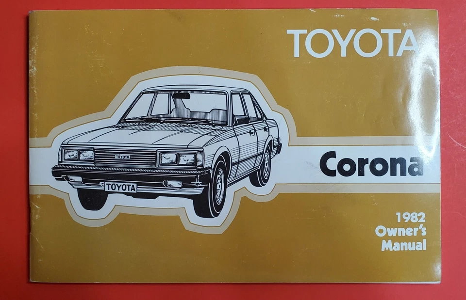 82 1982 Genuine Toyota Corona ORIGINAL Owner's Manual Set from Japan - Image 2 of 4