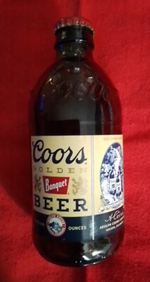 Coors Stubby Beer Bottle drank by the Cowboys on the Bunkhouse Set-Yellowstone