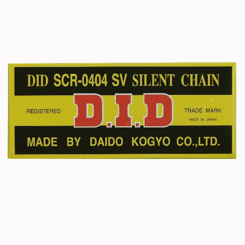 Chaîne de distribution d'origine DID SCR0404SV-98 en acier renforcé