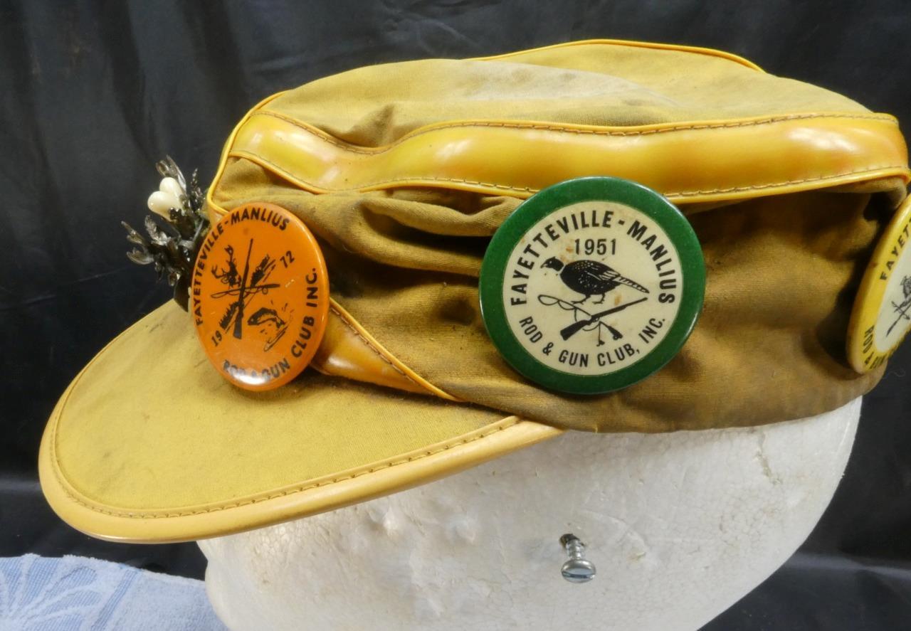 195080 Lot Fayetteville Manlius Rod & Gun Club Elk Crossed Guns Pin