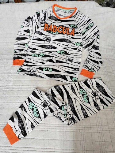 Halloween Mummy Glow in Dark Men, Women, Infant and Kids Family Pajama Set, 2pc - Picture 13 of 89