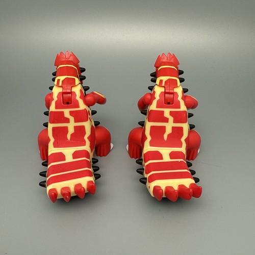2 Pokemon 2015 Primal Groudon McDonald's Figura Cabeza y Mecanismo de Mano ¡FUNCIONA! - Imagen 5 de 8