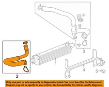 GM OEM 13-14 Encore Cooling Intercooler-Inlet Tube 94516222
