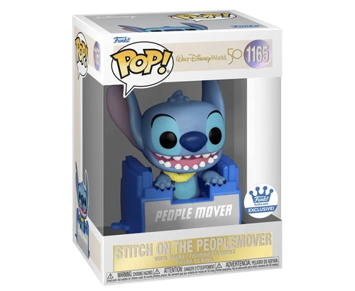 FUNKO POP! Funko Shop Exclusive Stitch On The People Mover W/ Pop Protector!