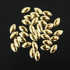 Threadart Specialty Nailhead - Gold Oval 4x8mm - 2 Gross