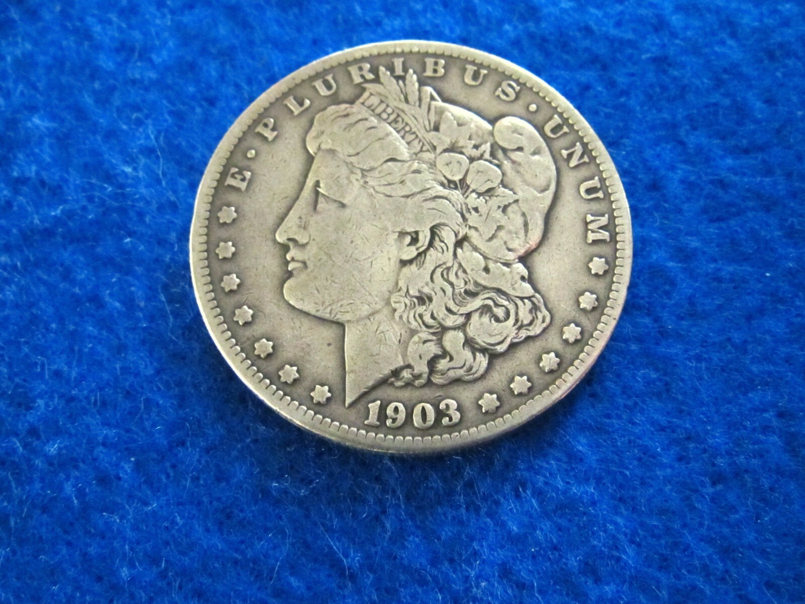 1903 S Silver Dollar Scarce Nicer Circulated "Scratch/Cut