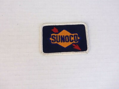 Vintage SUNOCO OIL & GAS Embroidered Sew-On Uniform-Jacket Patch 3'' x 2''