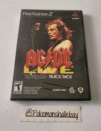 AC/DC Live RockBand - Sony Playstation 2 (PS2) Game *NEW/SEALED - NTSC*
