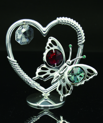 SWAROVSKI CRYSTAL ELEMENT STUDDED BUTTERFLY IN