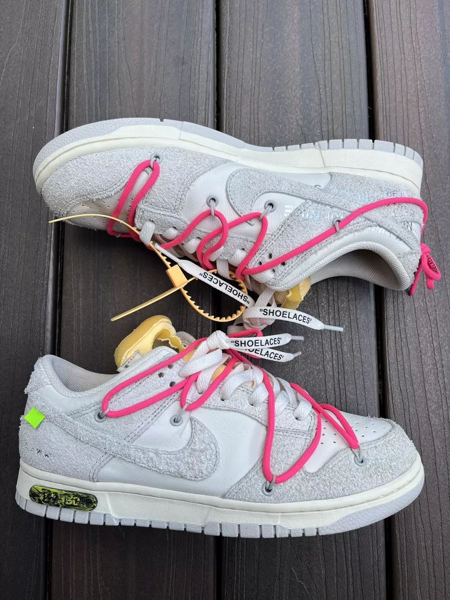 Off-White x Nike Dunk Low 1 Of 50 Lot 17 DJ0950-117 Sneaker Men