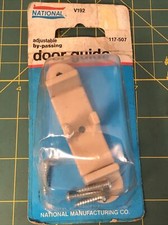 Vintage Adjustable Sliding Door Glide National Hardware 117-507 Nylon Beige USA
