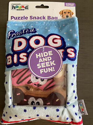 OUTWARD HOUND Puzzle Snack Bag FROSTED DOG BISCUITS Puppy/Dog NWT
