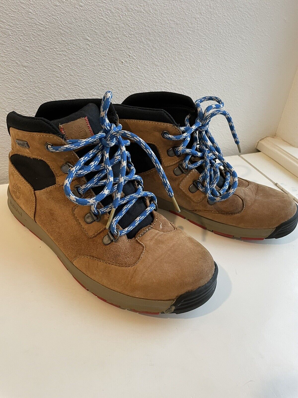 Timberland Scramble Earthkeepers Boots Boys Size 6.5 Tan Hiking Outdoor | eBay