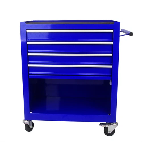 4 Drawers Rolling Tool Box Cart Chest Tool Garage Storage Cabinet with Wheels US - Picture 3 of 36