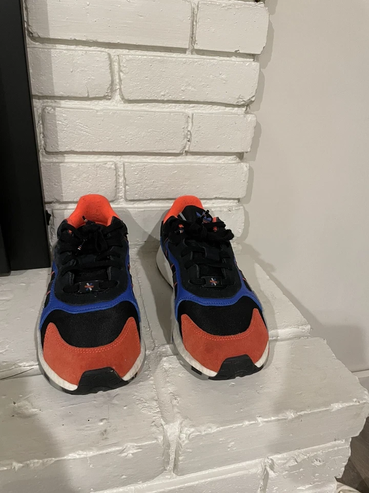 Adidas Tresc Run Solar Red Hi-Res Blue. Great Shape. Fast Shipping. Size 10 - Image 3 of 4