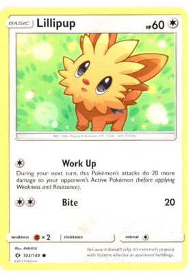 Lillipup 103/149 Sm Base Set Regular