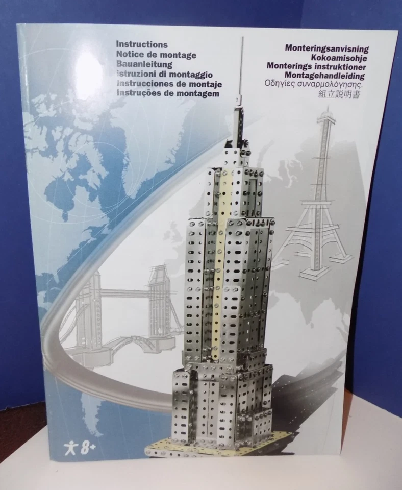 Erector Set NY Empire State Building Special Edition Meccano See Description - Image 4 of 4